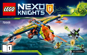 Bruksanvisning Lego set 72005 Nexo Knights Aarons X-Jager