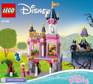 Manual de uso Lego set 41152 Disney Princess Castillo de cuento de la Bella Durmiente