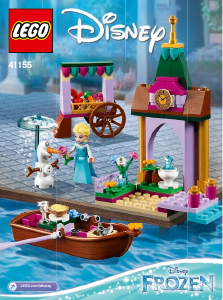 Mode d’emploi Lego set 41155 Disney Princess Les aventures d'Elsa au marché