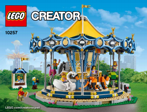 Bruksanvisning Lego set 10257 Creator Karusell