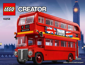 Instrukcja Lego set 10258 Creator Londyński autobus