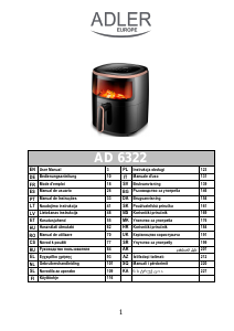 Εγχειρίδιο Adler AD 6322 Φριτέζα