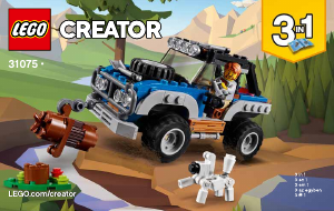 Manual Lego set 31075 Creator Outback adventures