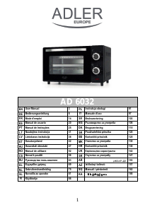 Rokasgrāmata Adler AD 6032 Cepeškrāsns