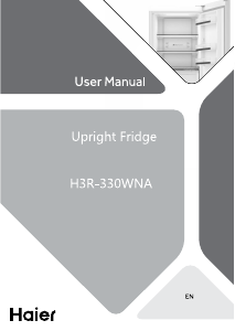 Käyttöohje Haier H3R-330WNA Jääkaappi