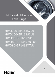 Mode d’emploi Haier HWD120-BP14357U1 Lave-linge séchant