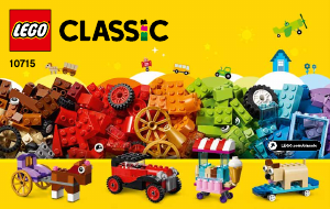 Bruksanvisning Lego set 10715 Classic Klossar på väg