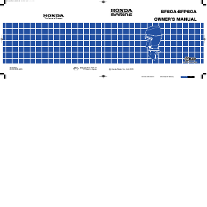 Bruksanvisning Honda BF60A Utombordare