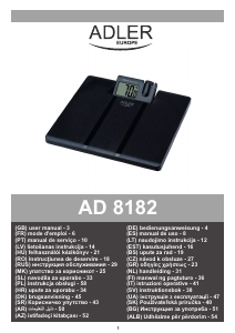 Прирачник Adler AD 8182 Вага