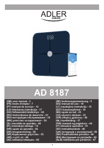Прирачник Adler AD 8187 Вага