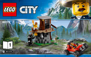Käyttöohje Lego set 60173 City Pidätys vuorella