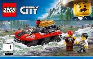 Manual Lego set 60175 City Assalto no rio da montanha