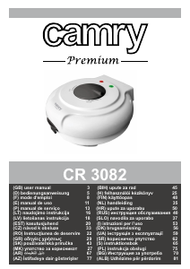 Návod Camry CR 3082 Kontaktný gril