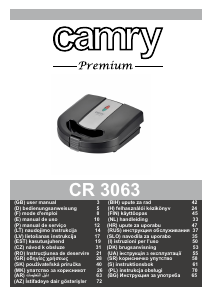 Käyttöohje Camry CR 3063 Kontaktigrilli