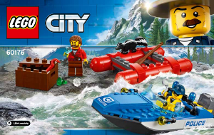 Manual Lego set 60176 City Wild river escape