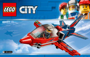Käyttöohje Lego set 60177 City Lentonäytössuihkari