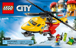 Manual Lego set 60179 City Ambulance helicopter