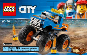 Kullanım kılavuzu Lego set 60180 City Canavar Kamyon