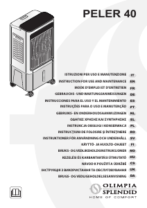 Manual Olimpia Splendid Peler 40 Ventilator