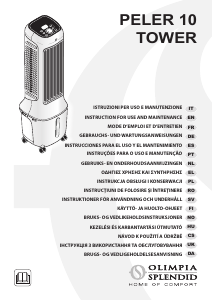 Manual Olimpia Splendid Peler Tower 10 Ventilador