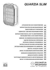 Manual Olimpia Splendid Quarzia Slim Radiator