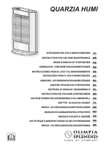 Manual Olimpia Splendid Quarzia Humi Radiator