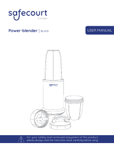 Bedienungsanleitung Safecourt BL400 Standmixer