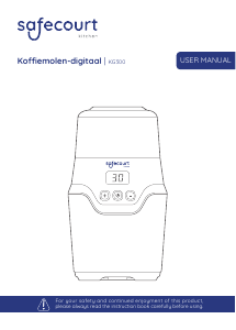 Bruksanvisning Safecourt KG300 Kaffekvarn