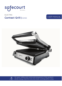 Bruksanvisning Safecourt CG300 Smörgåsgrill