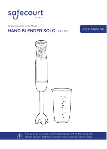 Manuale Safecourt HB300 Frullatore a mano