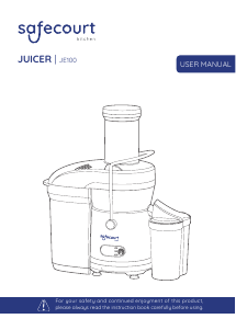 Bruksanvisning Safecourt JE100 Juicepress