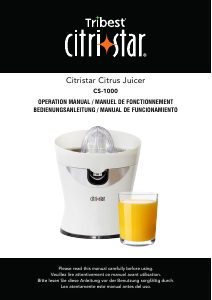 Handleiding Tribest CS-1000-A Citruspers