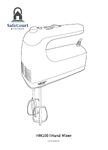 Manual Safecourt HM516S Hand Mixer