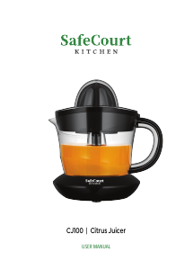 Manual Safecourt CJ100 Citrus Juicer