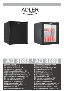 Brugsanvisning Adler AD 8088 Køleskab