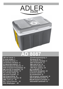 Vadovas Adler AD 8087 Šaldymo dėžė