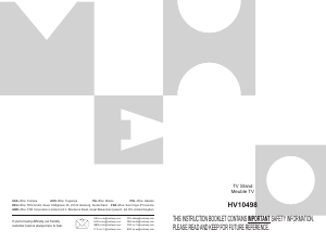Mode d’emploi Costway HV10498 Banc TV