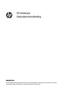 Handleiding HP OMEN GT16-1000nb Desktop