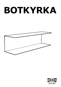 Manual IKEA BOTKYRKA Poliţă