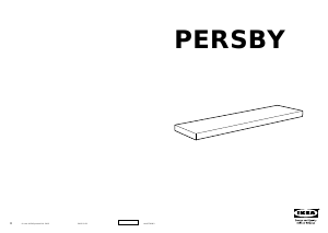 Manual IKEA PERSBY Prateleira