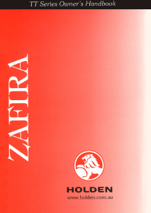 Manual Holden TT Zafira (2001)
