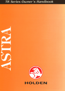 Manual Holden TR Astra (1996)