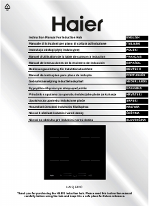 Használati útmutató Haier HAISJ64MC Főzőlap