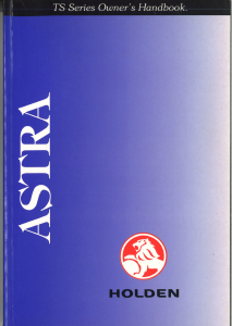 Manual Holden TS Astra (1999)