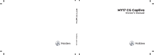 Manual Holden CG Captiva (2017)