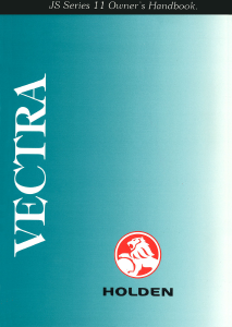 Manual Holden Vectra (1999)