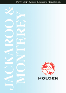 Manual Holden Jackaroo (1996)