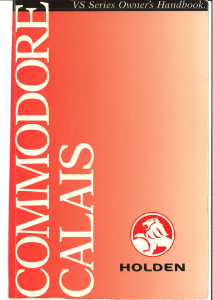 Manual Holden VS Commodore (1995)