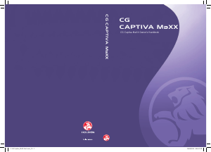 Bruksanvisning Holden Captiva Maxx (2007)