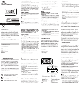 Instrukcja Krontaler AC 0707-01 Radiobudzik